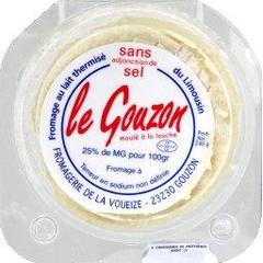 Selectionne par votre magasin, Le Gouzon, fromage du Limousin au lait thermise, l'unite de 240g