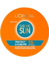 L'Oréal Paris Sublime Sun Protect & Sublime Baume Sublimateur de Bronzage FPS15 100 ml - Lot de 2
