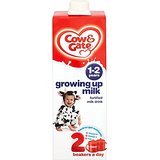 Cow & Gate Grandir lait Ready Made for Toddlers 1-2yr + (1L) - Paquet de 6