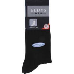 Eldys Mi-chaussettes coton noire homme t43/46 la paire