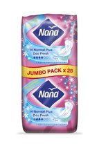 Nana serviettes ultra normal deo fresh jumbo pack change x28