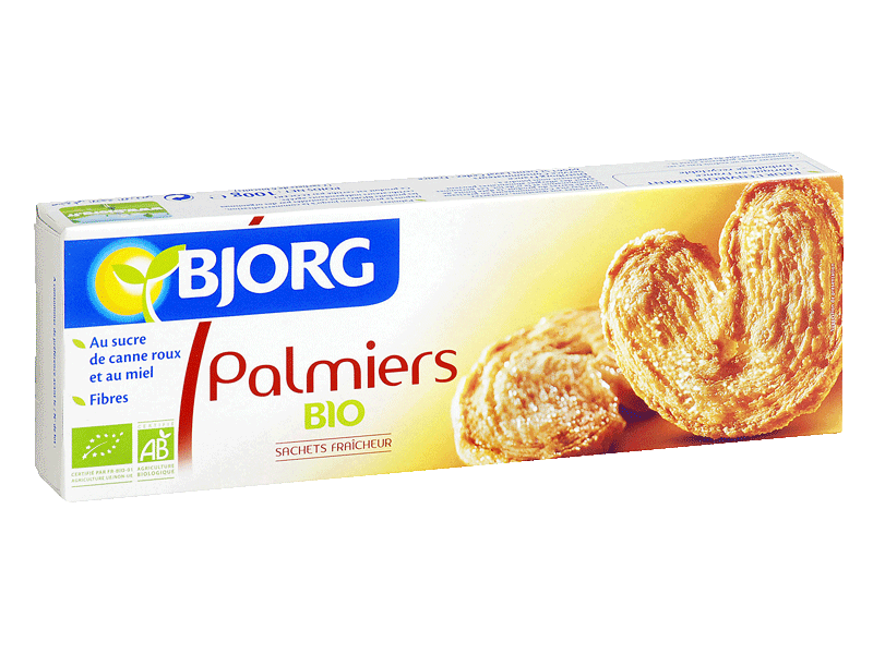 Biscuits palmiers bio 100g