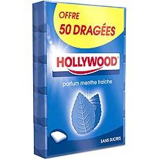 Hollywood dragées sans sucre menthe fraiche x5 - 70g