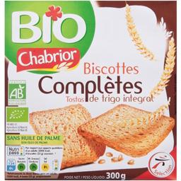 Chabrior, Biscottes completes BIO, la boite de 300 g