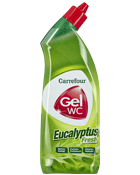 Gel WC détartrant parfum eucalyptus Carrefour