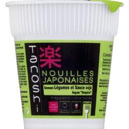 Tanoshi nouilles cup légumes kinpira 65 g