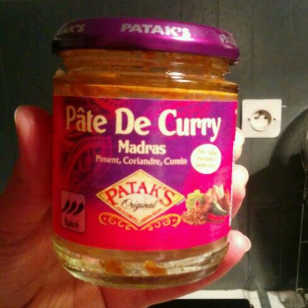 Pataks Pâte Curry Madras 165 g