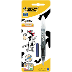 Bic, stylo plume bic easy clic transparent decor peinture - Tous les  produits stylos, feutres, effaceurs - Prixing