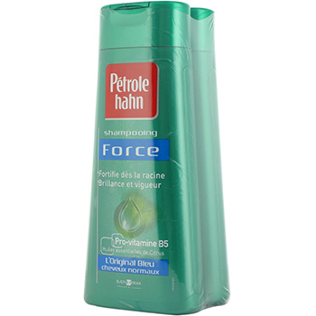 Petrol Hahn Shampooing force, original bleu Cheveux normaux 2 x 250ml