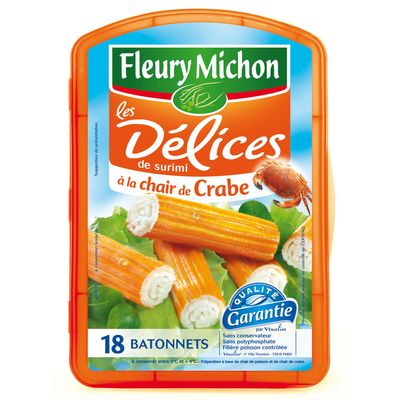 Fleury Michon delices de crabe 300g
