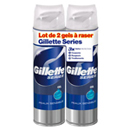 Gillette gel a raser peaux sensibles 2x200ml