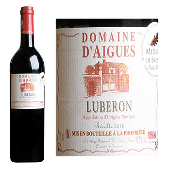 Vin rouge Chateau d'Aigues Cotes du Luberon 2006/07 75cl