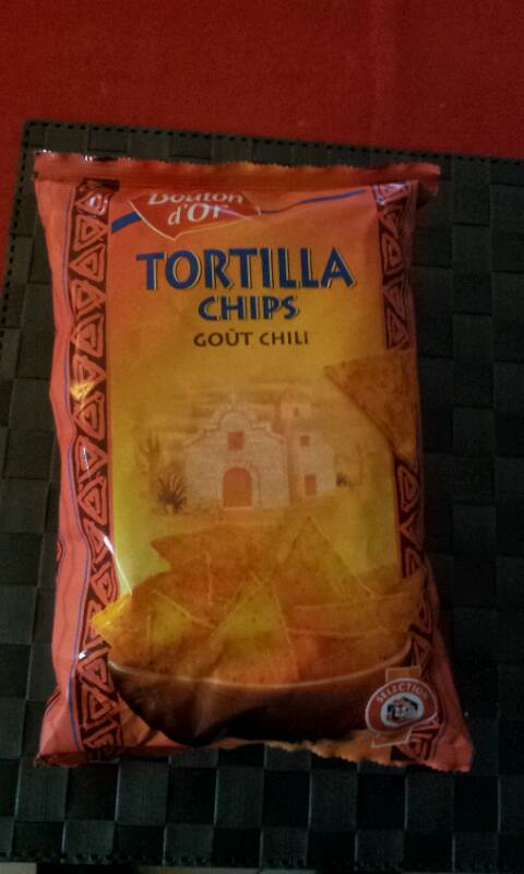Tortilla chips gout chili, le paquet, 150g