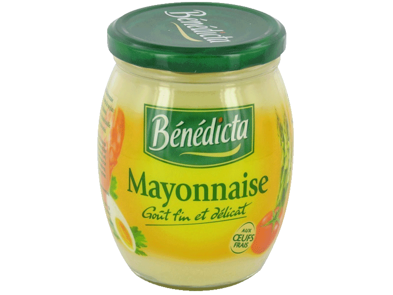 Benedicta aux oeufs frais Mayonnaise naturel 470g