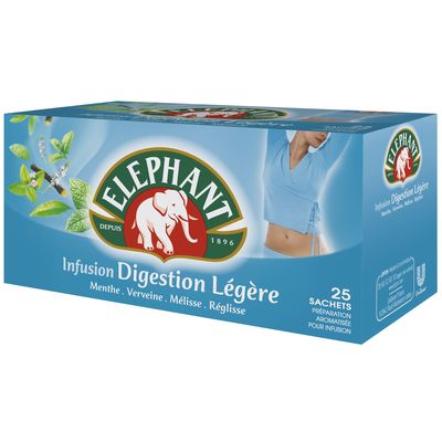 Infusion Detox ELEPHANT : la boite de 25 - 40 g à Prix Carrefour