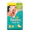 Couches Baby Dry Taille 3 + (Midi + ) 5-10 kg Mega + pack Pampers