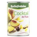 Rochefontaine cocktail de fruits au sirop léger 410g