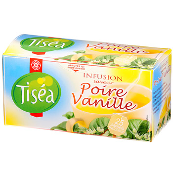 Infusion Tisea poire vanille 37.5g