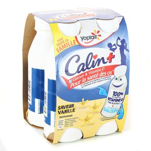 CALIN + A BOIRE AROMATISE VANILLE 180GX4