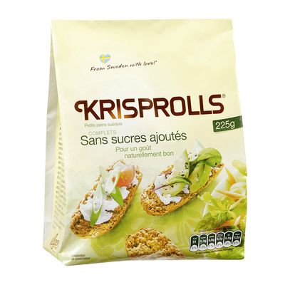 Pains grilles Krisprolls Suedois sans sucres 225g