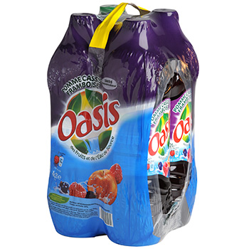 Oasis pomme cassis framboise 4x2l