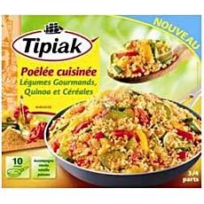 Poelee cuisinee de legumes gourmands, quinoa et cereales TIPIAK, 600g