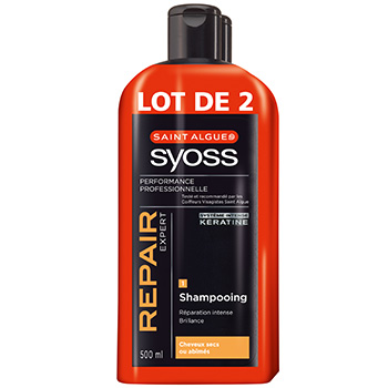 St Algue Syoss shampooing Repair Expert 2X500ml