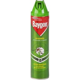 Baygon, spray contre araignees et poissons d'argent , la bombe de