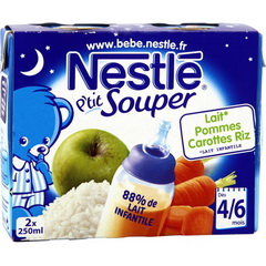 Nestle P Tit Souper Pommes De Terre Carottes Riz 2x250ml Tous Les Produits Repas Bebe Prixing