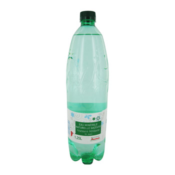 eau minerale gazeuse auchan 1l25