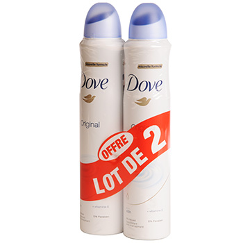 Dove deodorant spray original 2x200ml