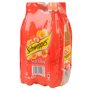 Schweppes agrumes pet 4x50cl