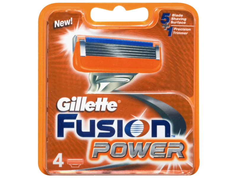 Lames Fusion Power Gillette x4