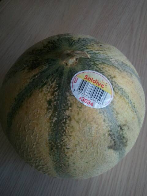 Melon Charentais jaune, piece