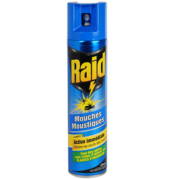 HG X spray anti-moustiques & anti-mouches & anti-mites 400ml