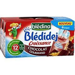 Blédidej croissance choco vanille - dès 12 mois, Blédina (4 x 250 ml)