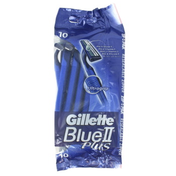 Gillette Rasoirs jetables blue II plus peaux sensibles x10