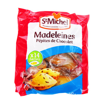 Madeleine aux Pépites de chocolat - 14 madeleines