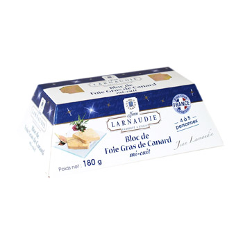 LABEYRIE Bloc de foie gras de canard mini lingot 16 parts 100g pas cher 