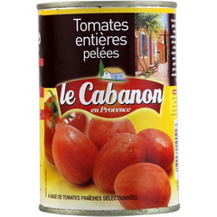 Tomates entieres pelees