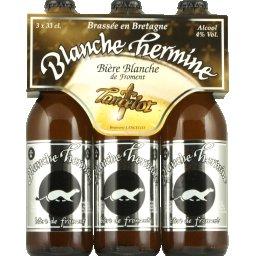 Biere Blanche Hermine LANCELOT, 4°, 3x33cl
