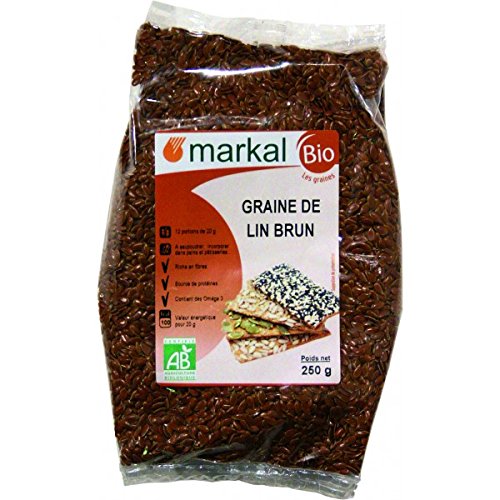 Graines de lin brun, 250g, Markal