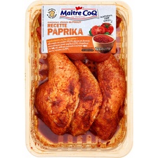 Découpes de poulet recette paprika Maître Coq