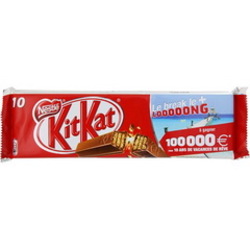 Kit Kat - Gauffrettes au Chocolat - 10 barres