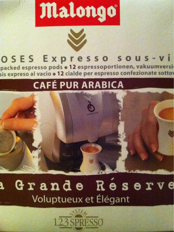 Malongo, Doses de cafe expresso pur arabica, les 12 doses - 78g