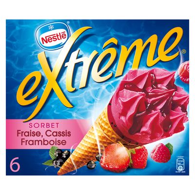 Extreme framboise cassis fraise x6 - 720ml