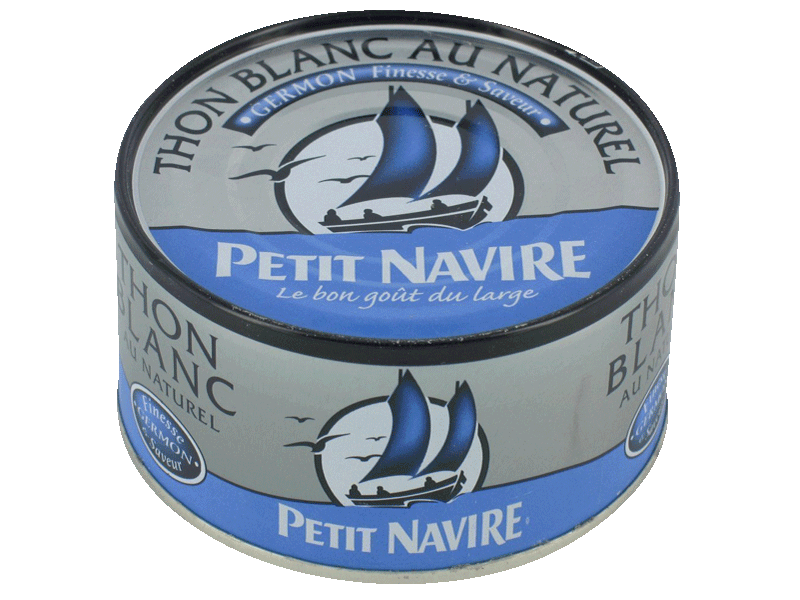 Thon blanc Petit Navire naturel 140g