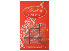 Lindor - Carre de Chocolat au Lait Passionnement Fondant
