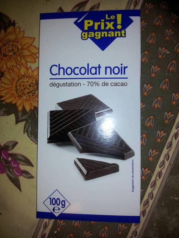 chocolat noir dégustation, 100g