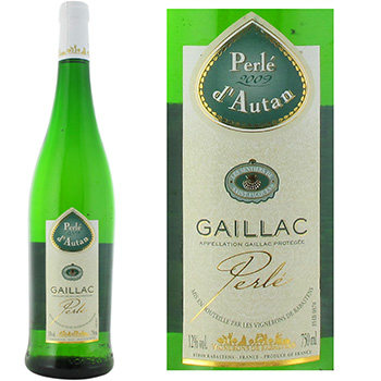Vin blanc Gaillac perle Perle d'autan 2009 75cl